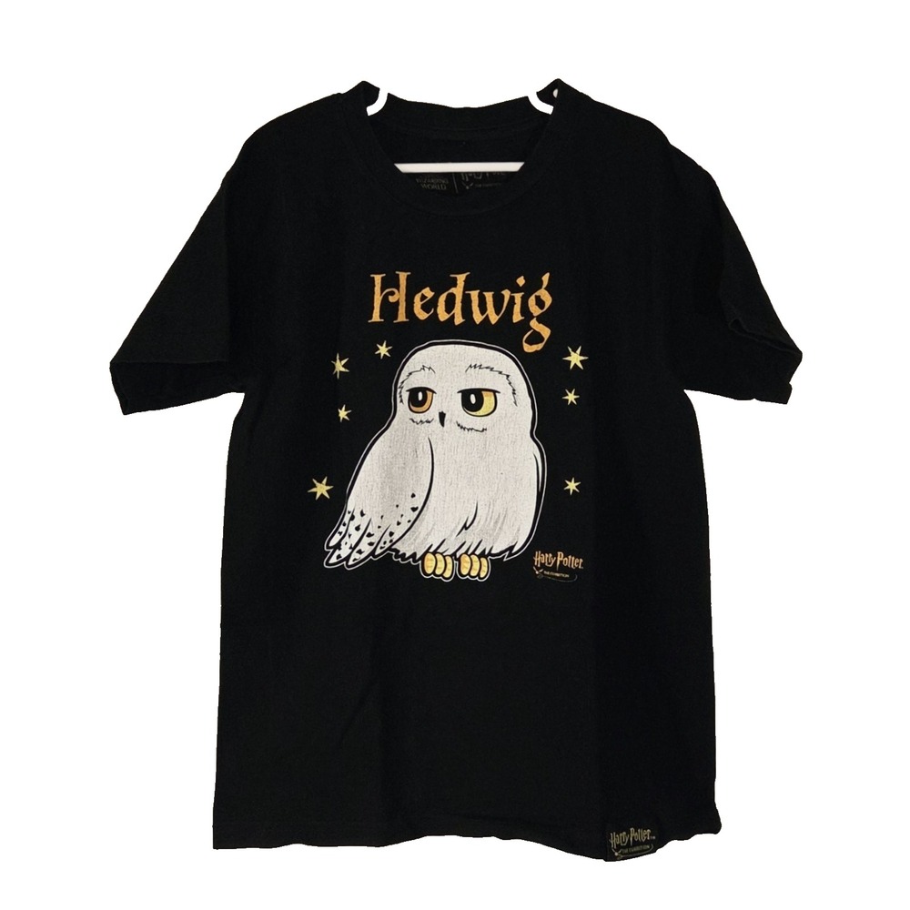 Official Harry Potter: The Exhibition Hedwig Graphic T-Shirt Kids Size 9-11yrs